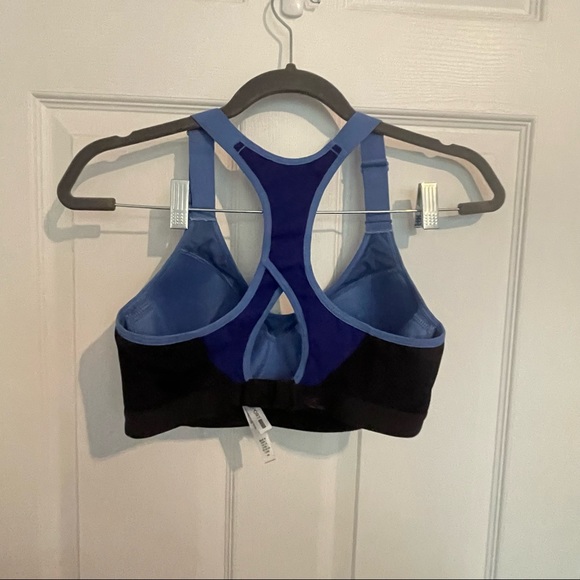 COPY - Victoria's Secret Sport Sports Bra Black Blue Size 34C - Picture 8 of 10